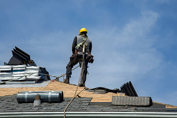 Professional Metal Roofing technician working in Junction City, CA